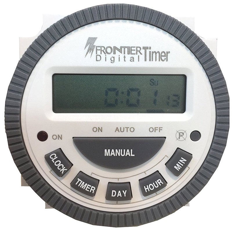 Frontier TM619H2 Digital Timer Programmable Time Switch with LCD 4 Pin Pack of 1 - Image 1
