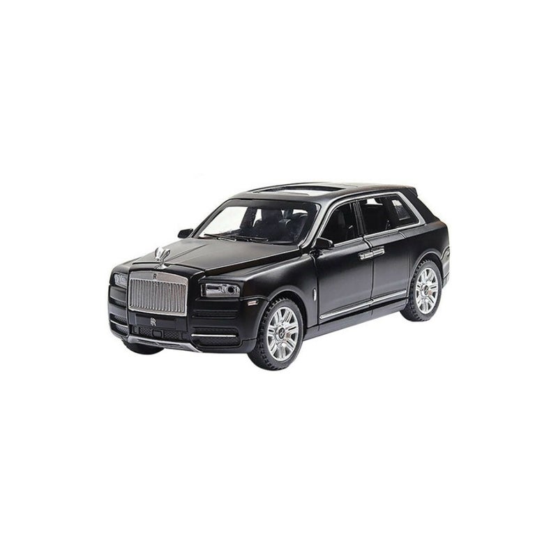 Rolls Royce Cullinan Zinc Alloy Toy Car Durable Sound And Light Effect Black - Image 1