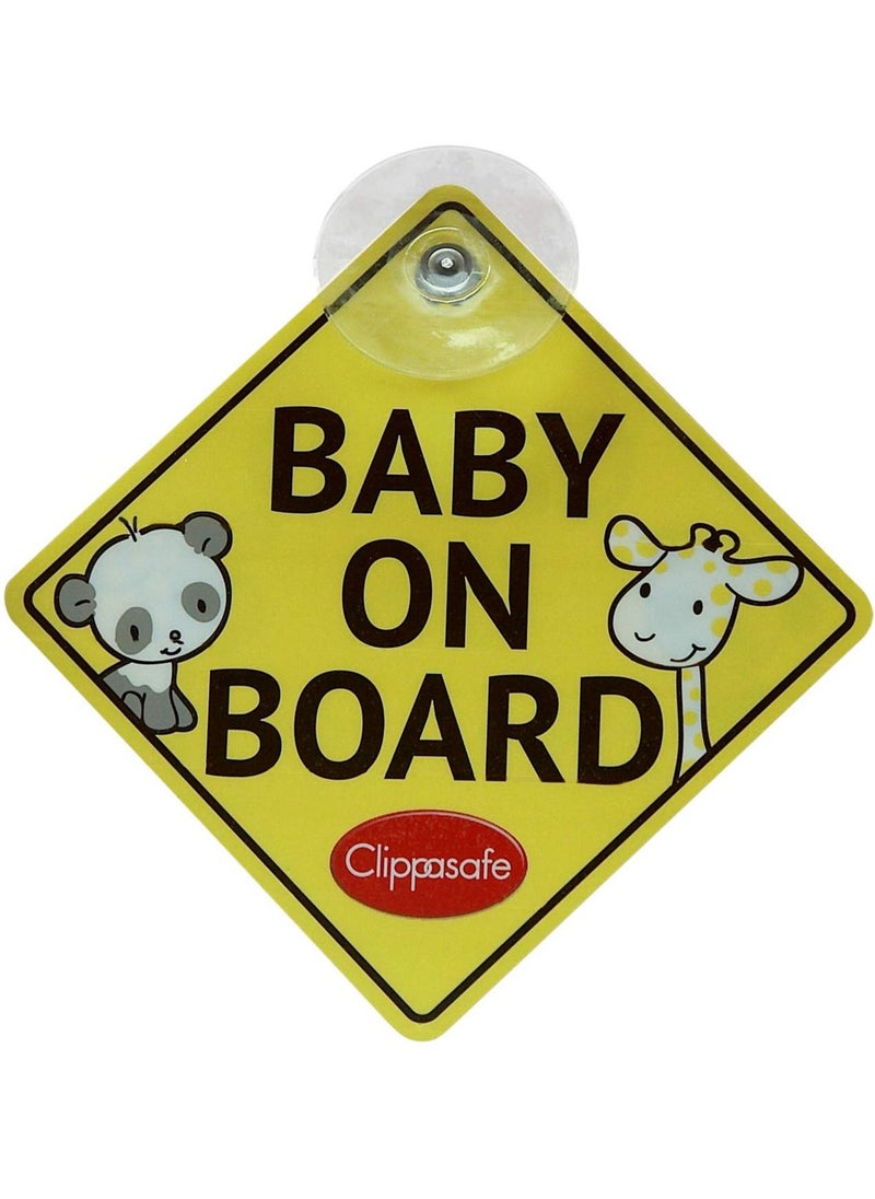 Clippasafe Child On Board Sign  - Image 1