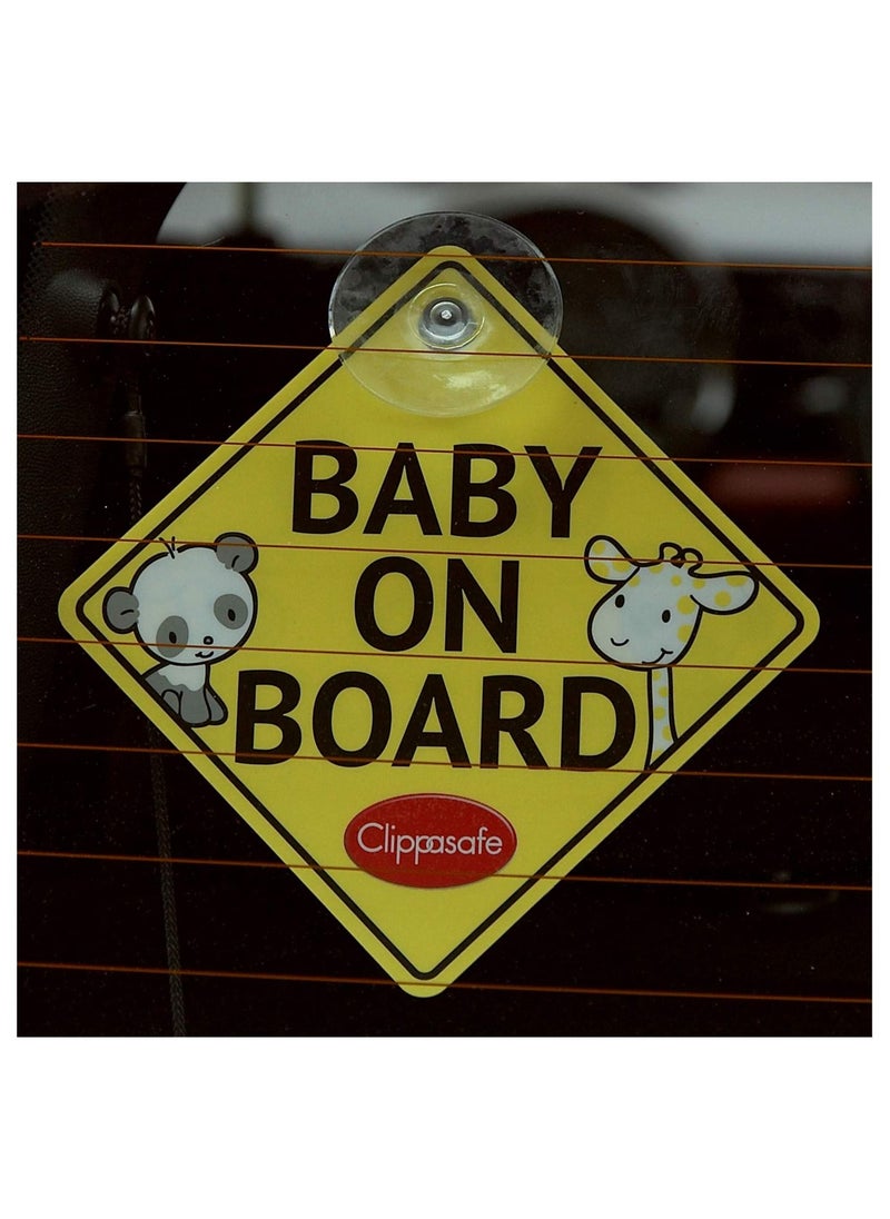 Clippasafe Child On Board Sign  - Image 2