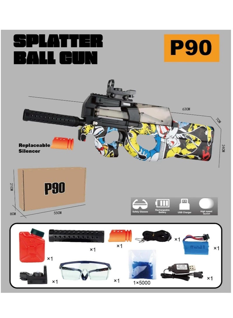 DURKU P90 Electric Graffiti Edition Assault Snipe Toy for Kids - Image 3