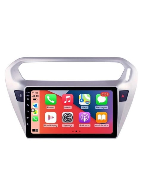 Android Car Stereo for Peugeot 301 for Citroen C-Elysee CElysee 2012-2016 4GB RAM 32GB ROM Support Carplay, Mirror Link Wi-Fi BT, Radio GPS Navigation, 9 Inch IPS Touch Screen with AHD Camera Included