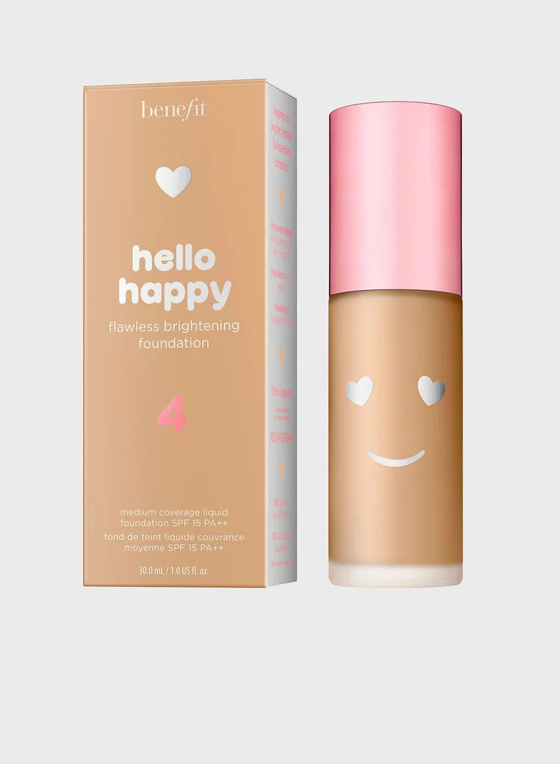 Benefit Cosmetics Hello Happy Flawless Brightening Foundation -04