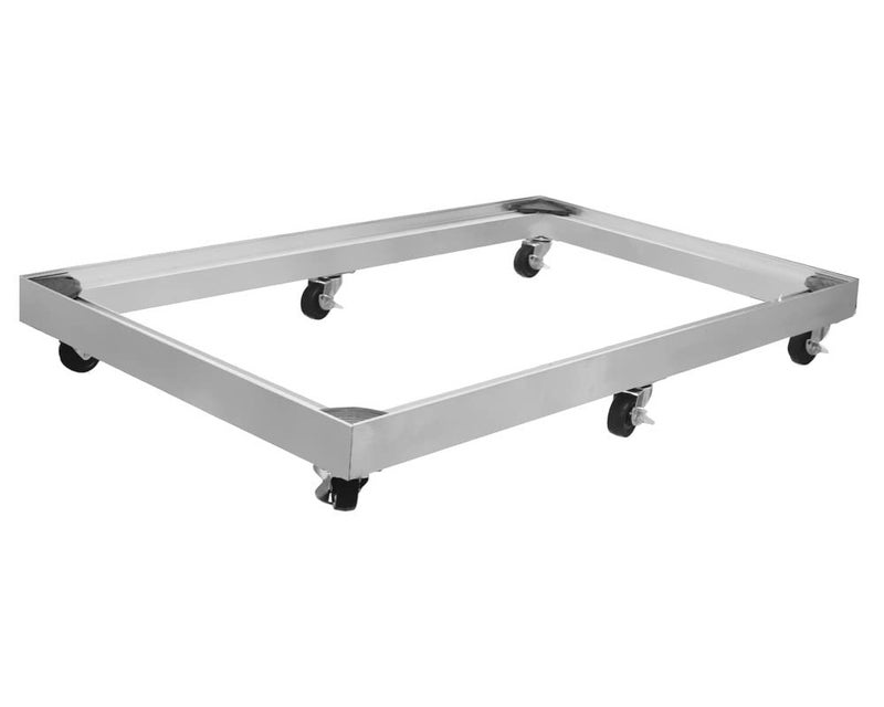 Aluminum 5 burner 60 * 90 cookers base, silver - Image 1