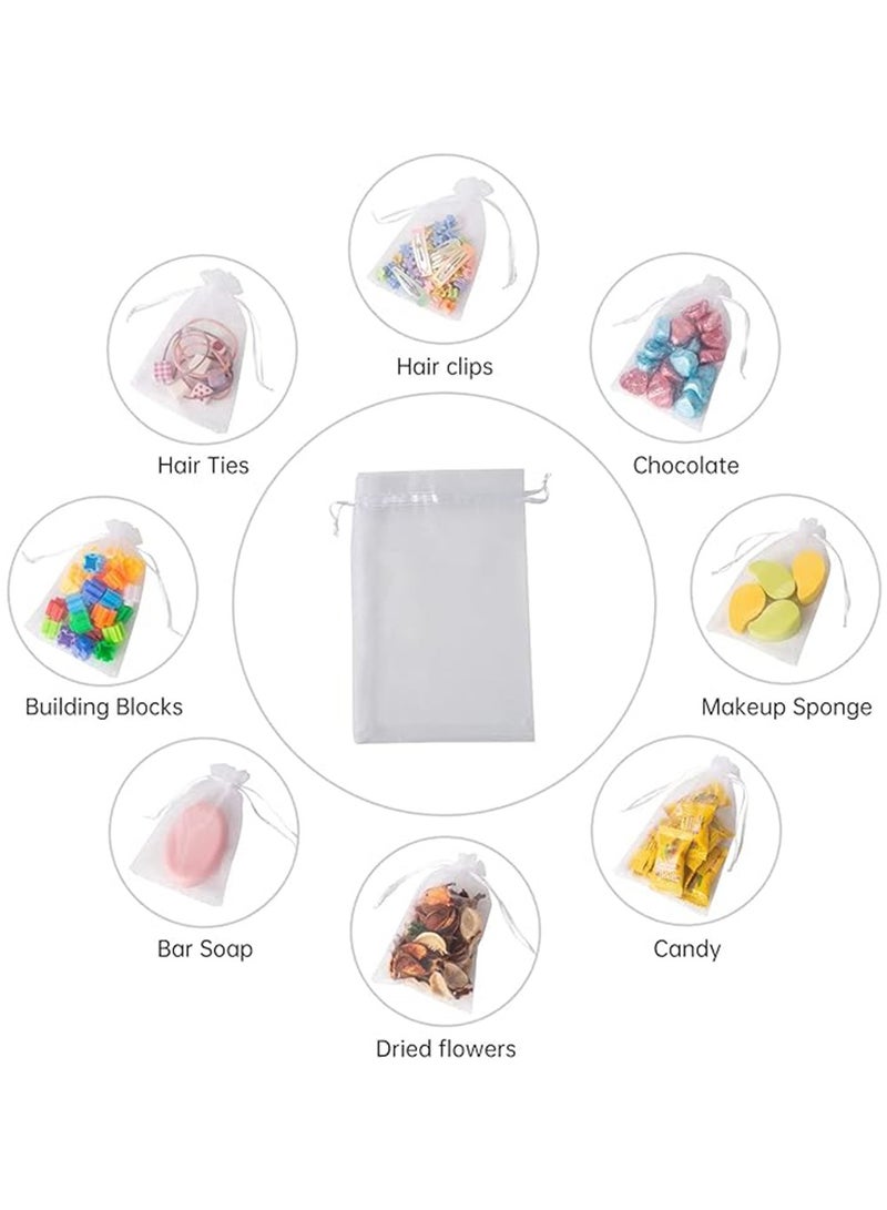 100 قطعة جودة عالية شفافة كيس الغزل - Image 5