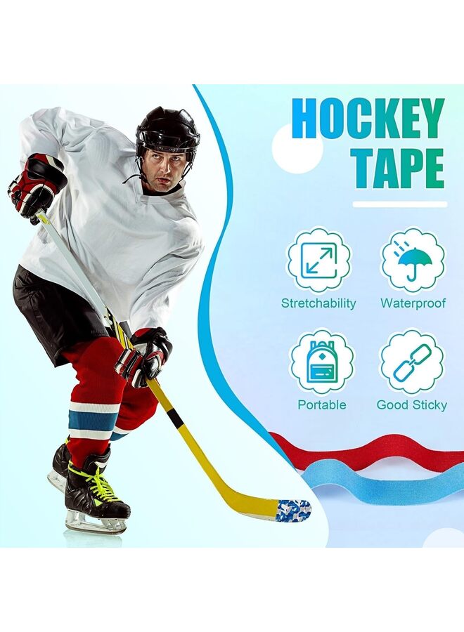 شريط هوكي متعدد الأغراض، شريط لاصق لعصا الهوكي، شريط لاصق لساق الساق، شريط جورب للتزلج على الجليد، هدايا رياضية، معدات (3THITE) - Image 4