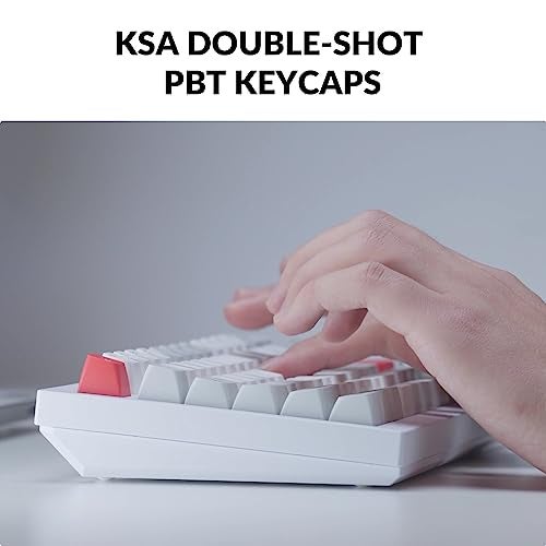 Keychron Q1 Pro Wireless Custom Mechanical Keyboard, QMK/VIA Programmable Full Aluminum 75% Layout Bluetooth/Wired RGB with Hot-swappable Keychron K Pro Red Switch Compatible with Mac Windows Linux - Image 5