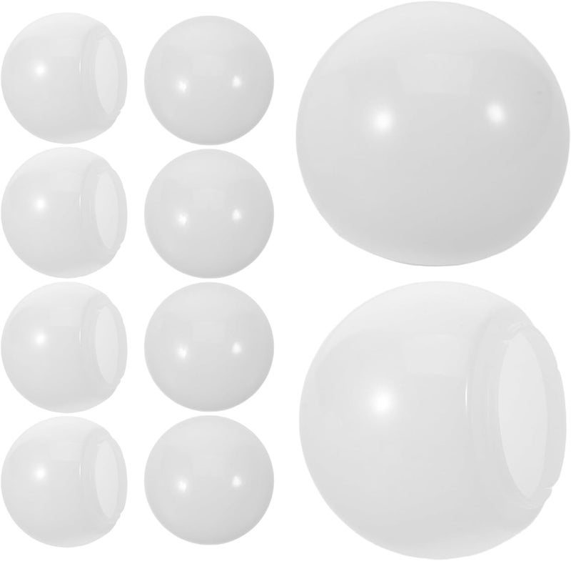 20pcs Makeup Mirror LED Globe Replacement Covers, Hemispherical Vanity Light Bulb Shades, Small Bulb Shells for Vanity Light Fixtures, Suitable for Bathroom and Dressing Table Use - Image 1