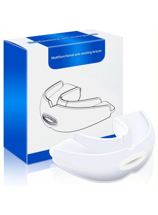 SYOSI Anti-Snore Mouthguard  Snoring Device, Comfortable, Adjustable Snore-Reducing Mouthpiece for Men and Women – Effective Snoring Aid for a Peaceful Night's Sleep - Image 1