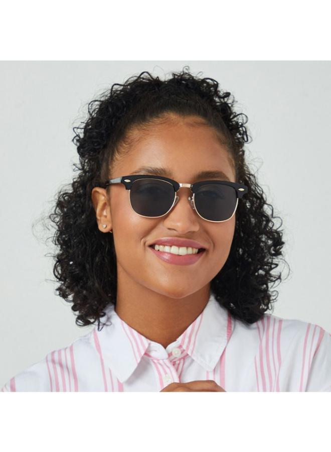 بلاك أوت نظارات شمسية دائرية للجنسين بلاك آوت من آيوا، أسودأخضر - Image 5