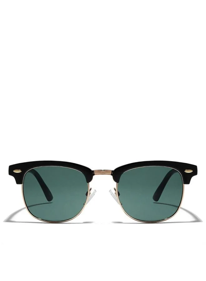 Blackout BlackOut by eyewa Linea Unisex Round Sunglasses, Black/Green