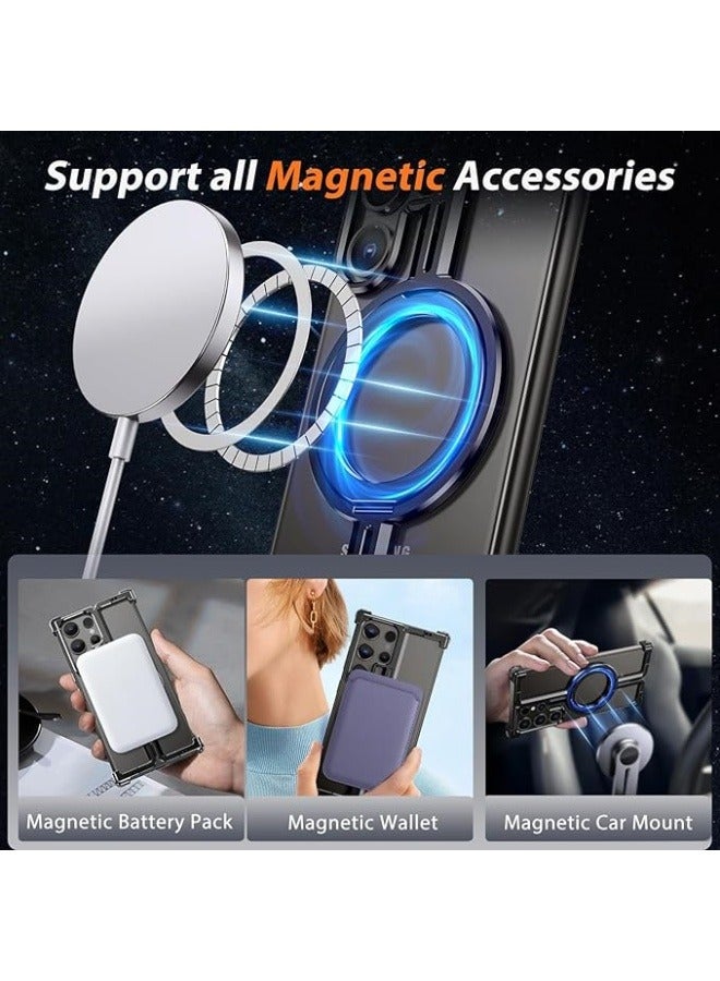 General For Samsung Galaxy S24 Ultra/S24 Plus/S24 Frameless Phone Case, Galaxy S23 Ultra/S23 Plus/S23 Sleek Simple Protective Shock Absorbing Aircraft-Grade Aluminum Case  - Image 2