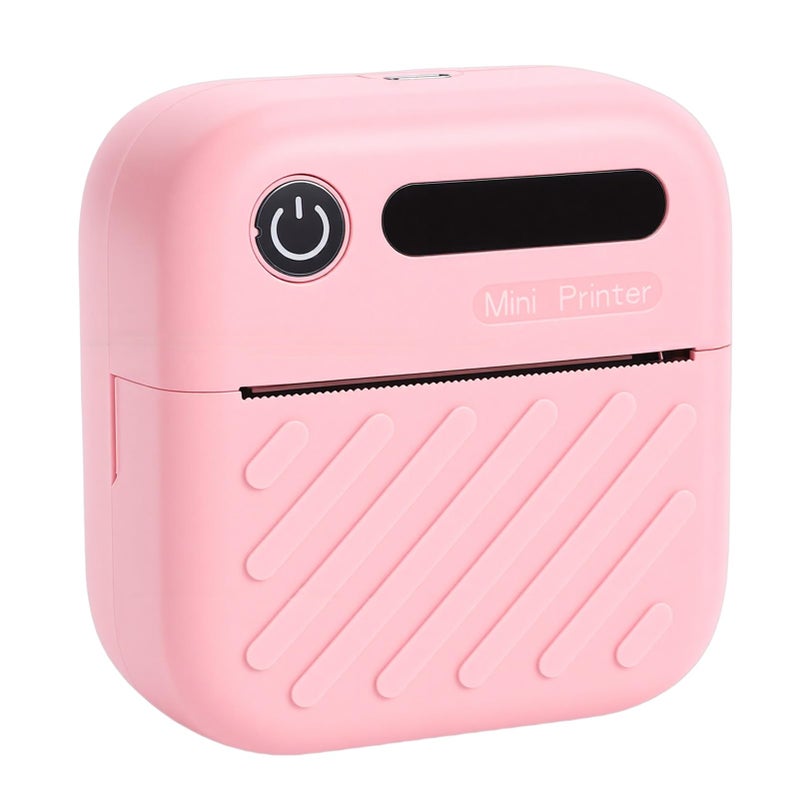 Bluetooth Inkless Thermal Sticker Printer Machine With App Control Pink - Image 2
