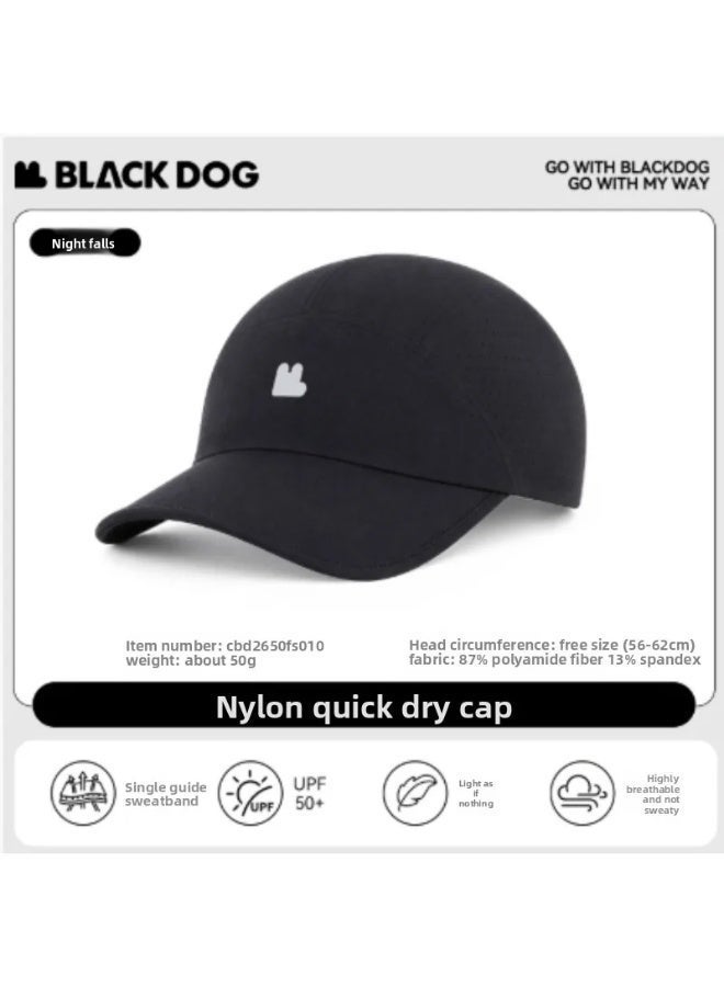 BlackDog Black Dog Quick‑Dry Sports Baseball Cap, UPF50+ Sun Protection Breathable Lightweight Outdoor Running Hiking Hat For Men Women - Image 1