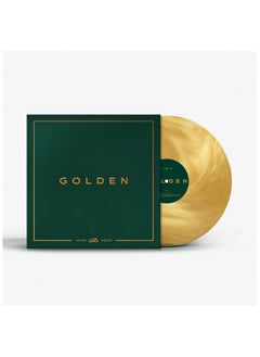 Jungkook (BTS) 1st Solo Album Golden Kpop Music Vinyl Record with Photobook Photocard Postcard and More  - Image 1