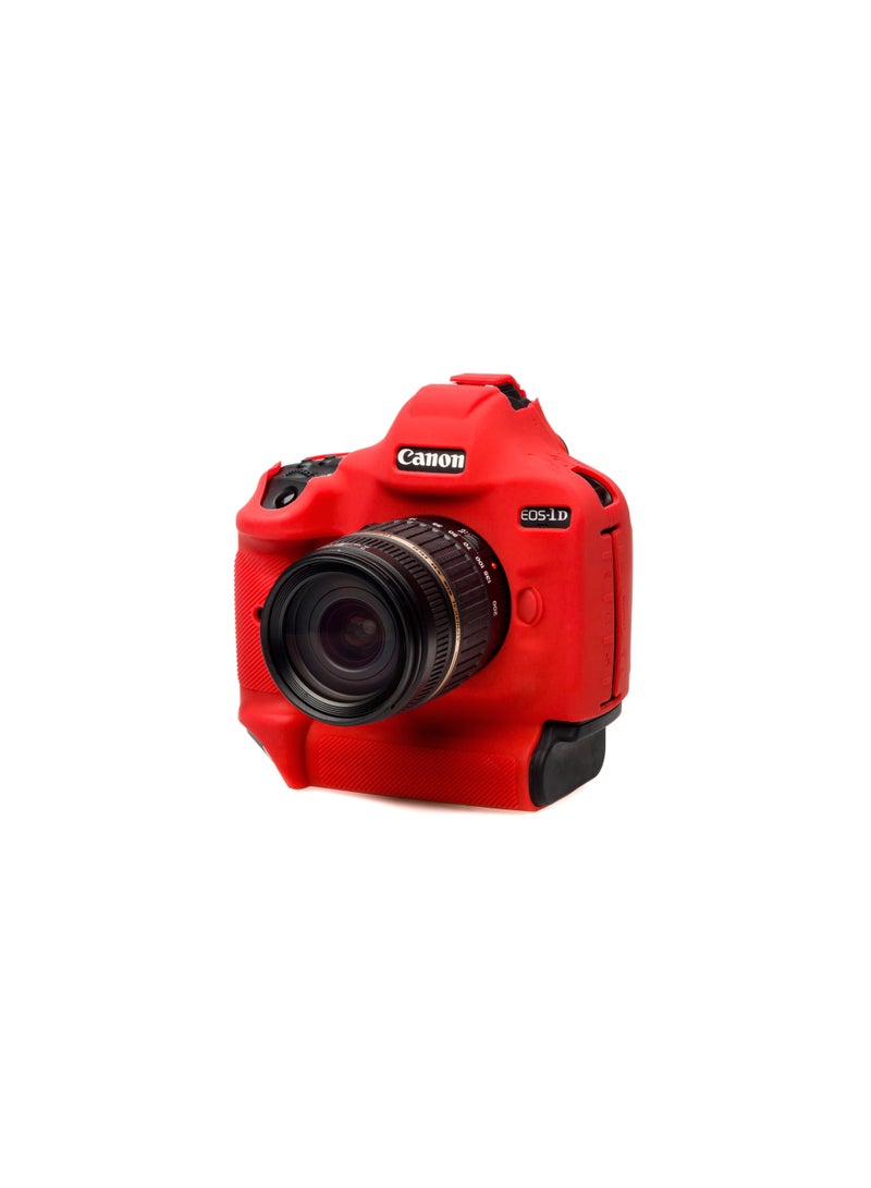 إيزي كوفر easyCover Silicone Protection Cover for Canon EOS 1Dx, 1Dx Mark II, Mark III (Red) - Image 1