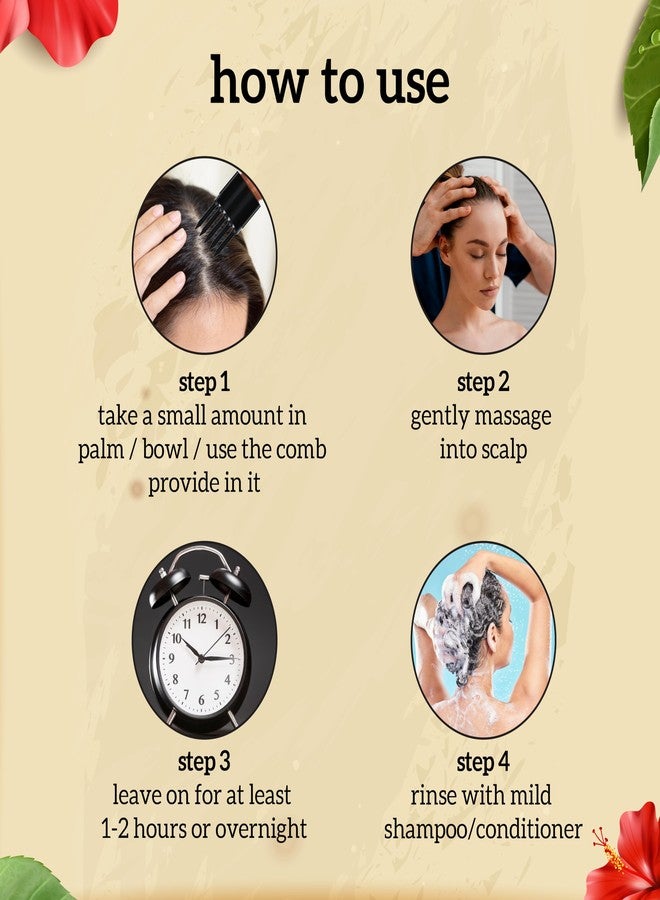 إناتور زيت الكركديه من إيناتور لنمو الشعر وتقويته | مع زيت اللوز، والبرينجراج، والأملا، والجتامانسي، والحلبة | زيت أيورفيدي للشعر الجاف والتالف، وللتحكم في تساقط الشعر - 100 مل - Image 3