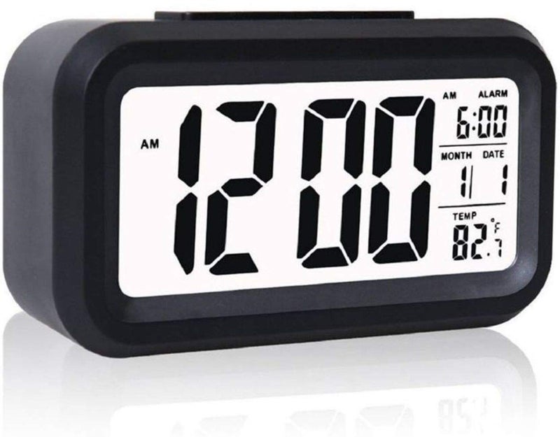 Ngel Plastic Harikrishnavilla Digital Smart Backlight Alarm Clock with Automatic Sensor Date and Temperature Multicolour - Image 3
