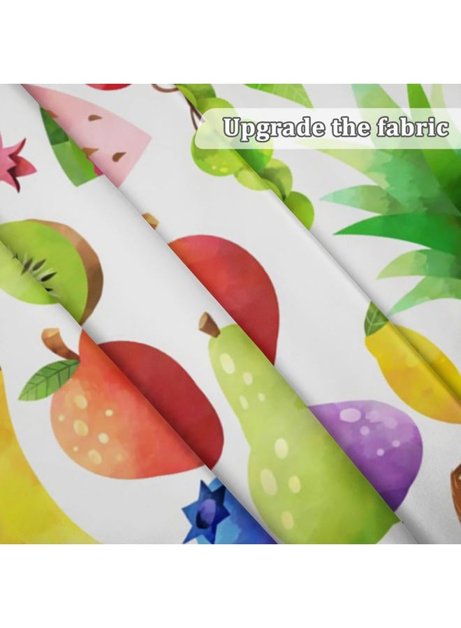 Renaiss Summer Fruits Backdrop 7x5ft, Diverse Summer Tropical Fruits Nice Cool Vacation Photography Background Party Banner Photo Booth Props Vinyl Backdrop for Photoshoot - Image 4