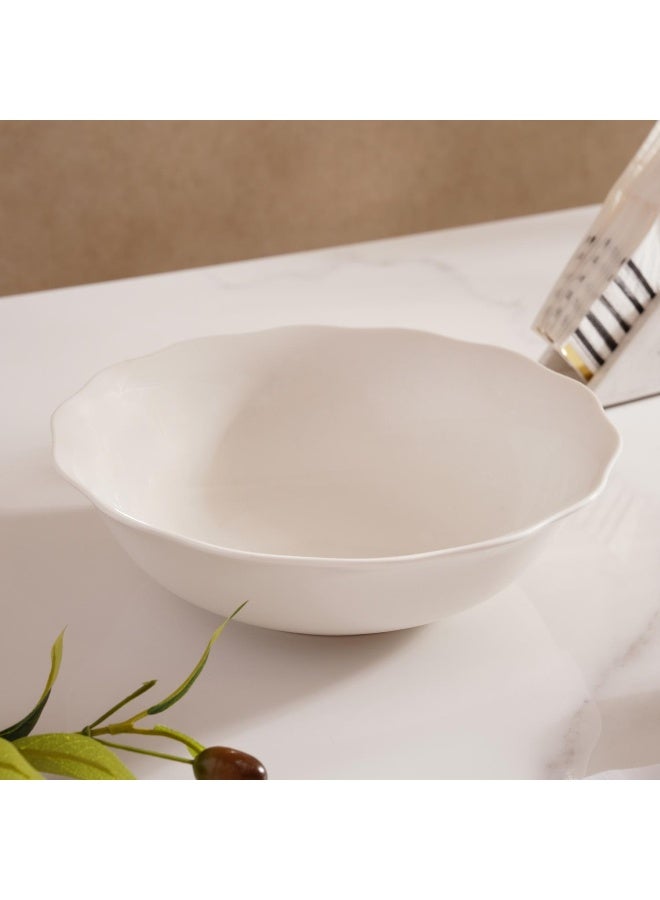 Pan Home طقم عشاء إمدن من 42 قطعة من البورسلين الجديد - أبيض - Image 5