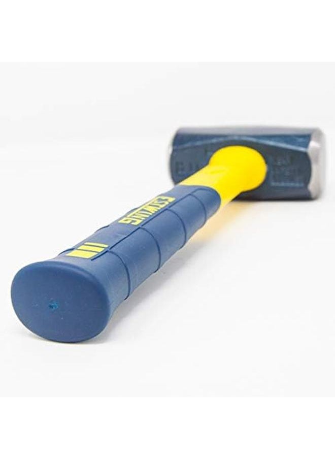 Estwing - Sure Strike Drilling Crack Hammer 2 Pound Sledge With Fiberglass Handle And No Slip Cushion Grip Mrf2Lb Blue Yellow - Image 1