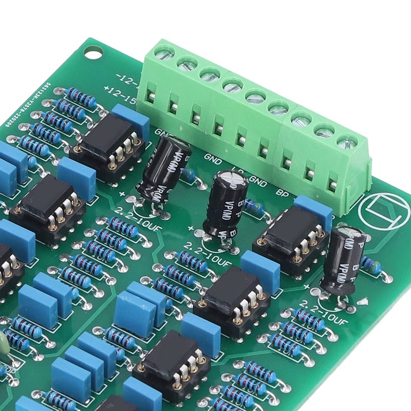 NE5532P 3 Channel Preamp Board Adjustable Treble Midrange Bass 500 Hz - Image 4