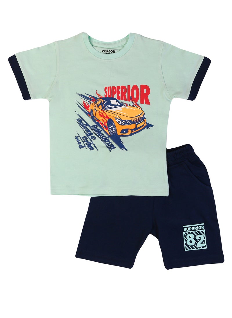 Zercon - Summer Pajama Set for Boys - Image 1