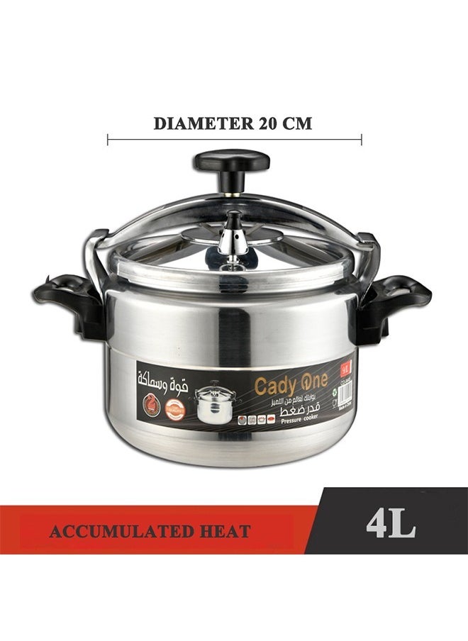 Cady One Aluminum Pressure Cooker 4 Liter  - Image 1