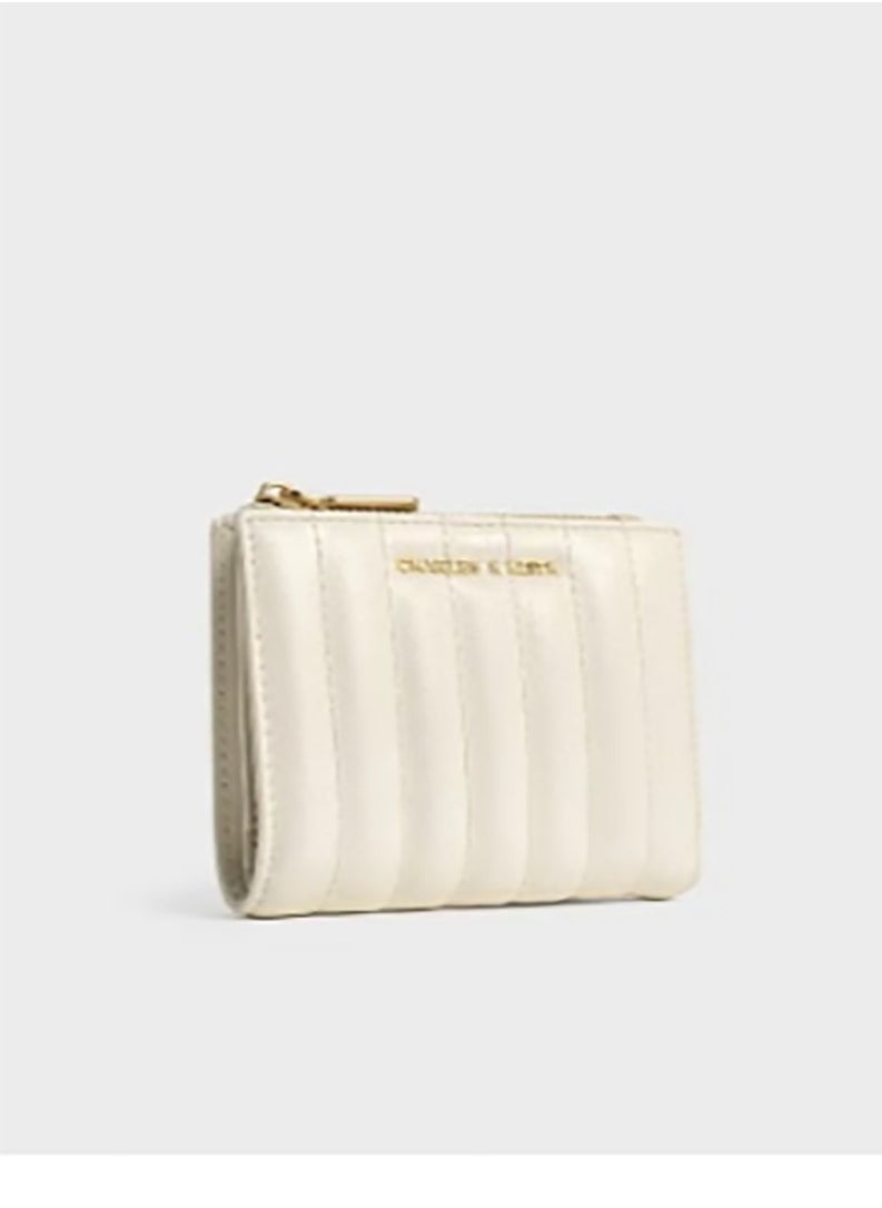 Donna Crinkle-Effect Panelled Top-Zip Wallet - Cream - pzsku/Z50110A3932767C21A8CCZ/45/_/1737602229/aa6bdfb5-3058-4258-a451-96817b33a345