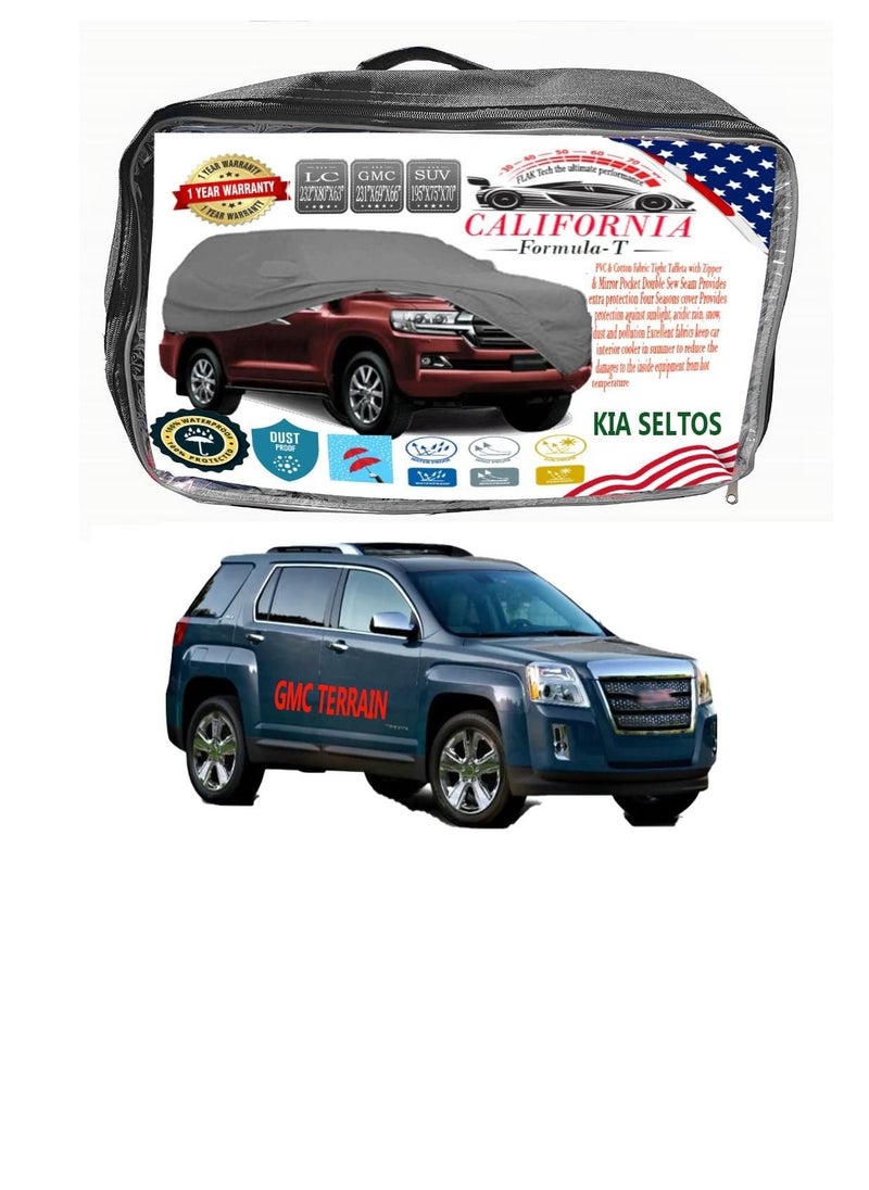 California formula-T California Car body Cover Windproof  Scratch Resistant Cover with Working Gloves GMC TERRAIN 