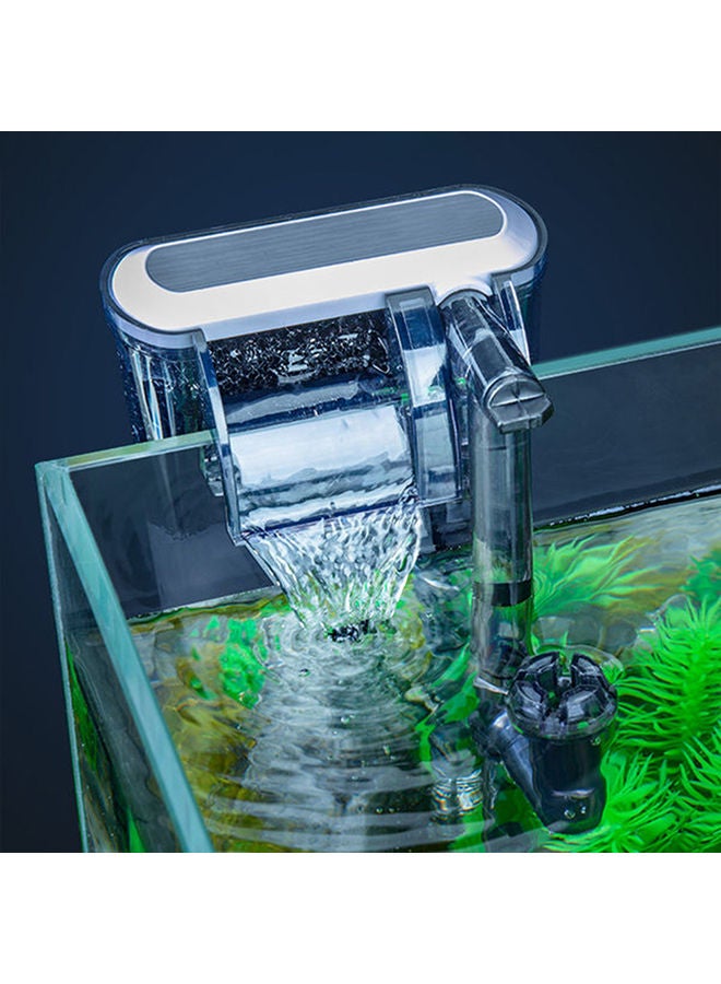 NIBEMINENT External Fish Tank Aquarium Filter Grey 30x17x10cm  - Image 4