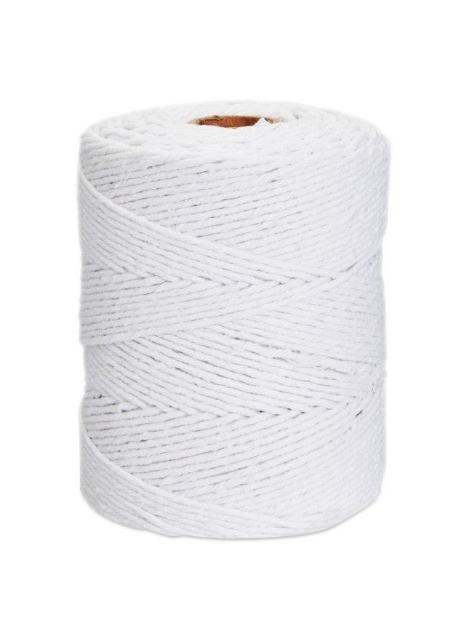 Bright Creations 200 Yards Of 2Mm Macrame Cord For Crafts White Cotton String For Gift Wrapping Bakers Twin For Wall Hanging Plant Hangers Diy Projects Gardening Homemade Art - Image 1