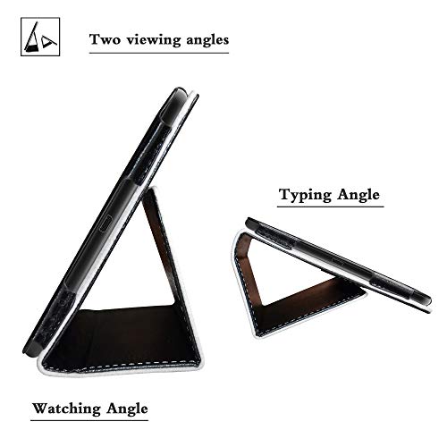Bige Galaxy Tab A 8.0 2018 Case,Bige PU Leather Folio 2-Folding Stand Cover for Samsung Galaxy Tab A 8.0 2018 Model SM-T387 Verizon/Sprint Tablet (Not fit Tab 8.0 T380 and Other Older Model),Black - Image 5