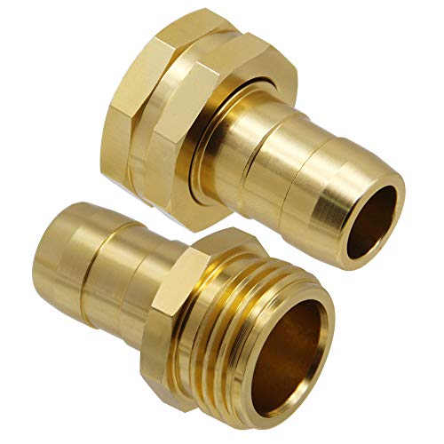 Triumpeek Garden Hose Repair Connector with Clamps, Set of 3 Aluminum Water Hose End Replacement Fit for 3/4" and 5/8" Garden Hose Fittings - Image 5