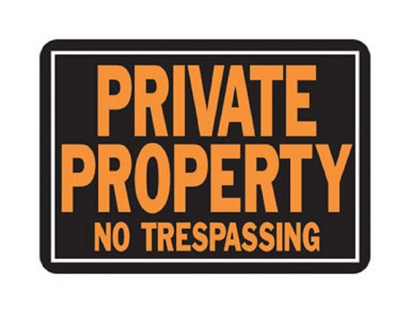 Hy-Ko Aluminum Signs, 14â€ x 9.5â€, Durable Long-Lasting Contrasting Metal Signs for Outdoor Use for Businesses, Property, Clear & Easy to Read Informational Display