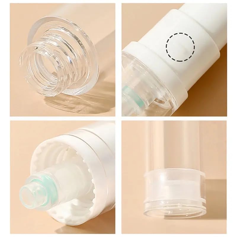 Pack of 2 10ml Sized LeakProof Unscented and Portable Eye Toiletries Cosmetic Jars Size Empty Skincare Refillable Storage Containe - Image 3