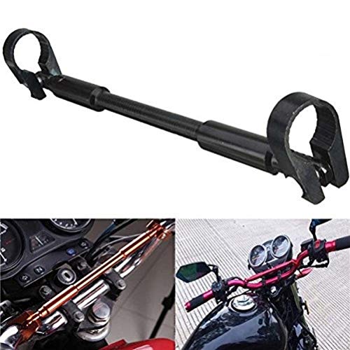 PA Handlebar Cross Bar Steering Wheel Strength Lever Bar (Black) for Bullet Classic 350 - Image 2