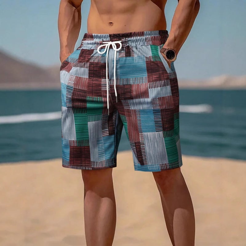 Men's Digital Print Swim Shorts - Image 2