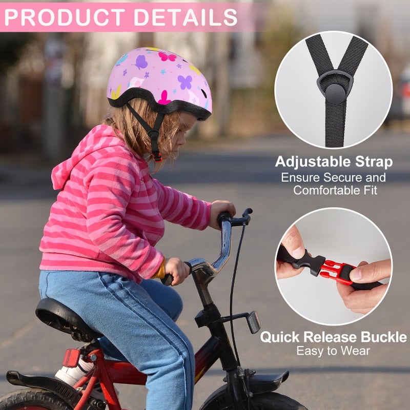 Lemmeko Toddler Helmet, Baby Infant Kids Bike Helmet for Kids Age 1-3/2-4/3-5/5-8 Adjustable Toddler Bike Helmets for Boys Girls for Scooter Skateboard Cycling - Image 3