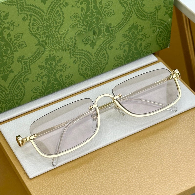 Generic Chic Square Frame Sunglasses Women Trendy Team (without box) 