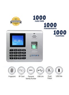 BioEnable BioEnable B1 Biometric Attendance Machine Authentication Way Fingerprint Password Card Fingerprint Capacity 1000 LCD 24 inch Color Display  - Image 2