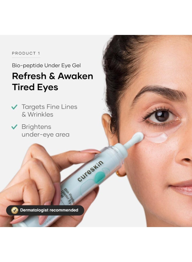 Cureskin 3-in-1 Skin Radiance Kit | Under Eye Gel 15ml + Vitamin Boost D-Tan Mask 50g + Soothing Hydration Gel 17g - Image 4