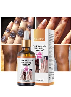 MOOYAM Dark Knuckle Whitening Serum 7 days Treatment for Dark Spots in Hand and Feet Knuckles Exfoliating Improves Dullness Powerful Whitening Effect for Men and Women 50ml  - Image 1