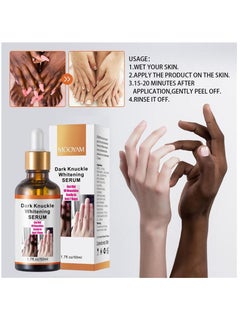 MOOYAM Dark Knuckle Whitening Serum 7 days Treatment for Dark Spots in Hand and Feet Knuckles Exfoliating Improves Dullness Powerful Whitening Effect for Men and Women 50ml  - Image 3