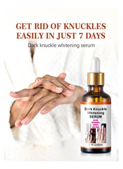 MOOYAM Dark Knuckle Whitening Serum 7 days Treatment for Dark Spots in Hand and Feet Knuckles Exfoliating Improves Dullness Powerful Whitening Effect for Men and Women 50ml  - Image 4