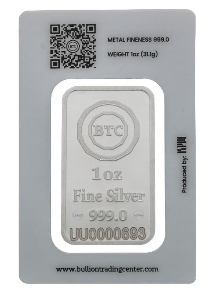 BTC 1 Ounce The Falcon Silver Bar - Image 1