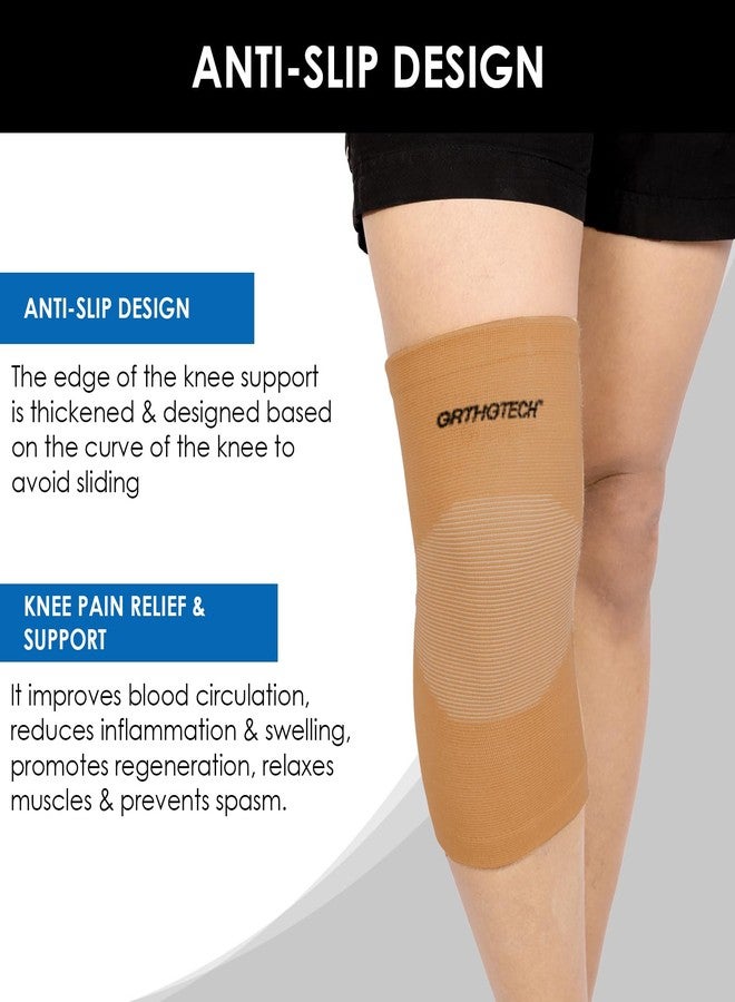Orthotech OR-2050 Knee Brace (X- Large, Beige) - Image 4