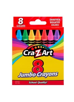 Cra-Z-Art Cra-Z-Art Jumbo Crayons, 8 Assorted Colors, 8/Pack (10203WM48) 