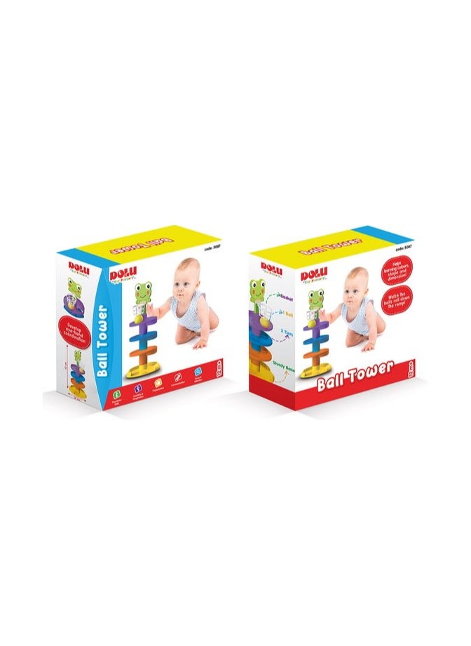 Multicolor Basic Spiral Tower  - Image 1