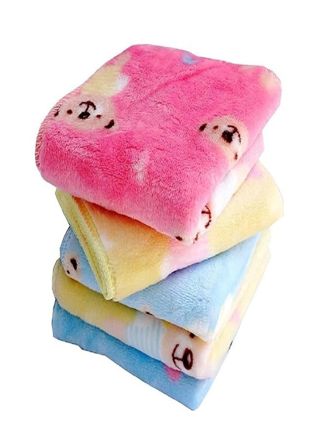 SUPER MARCHE Ultra-Soft Cotton Hankies Reusable Napkins for Newborns, Infants, and Toddlers (25x25 CM) (Pack of 6) - Image 3